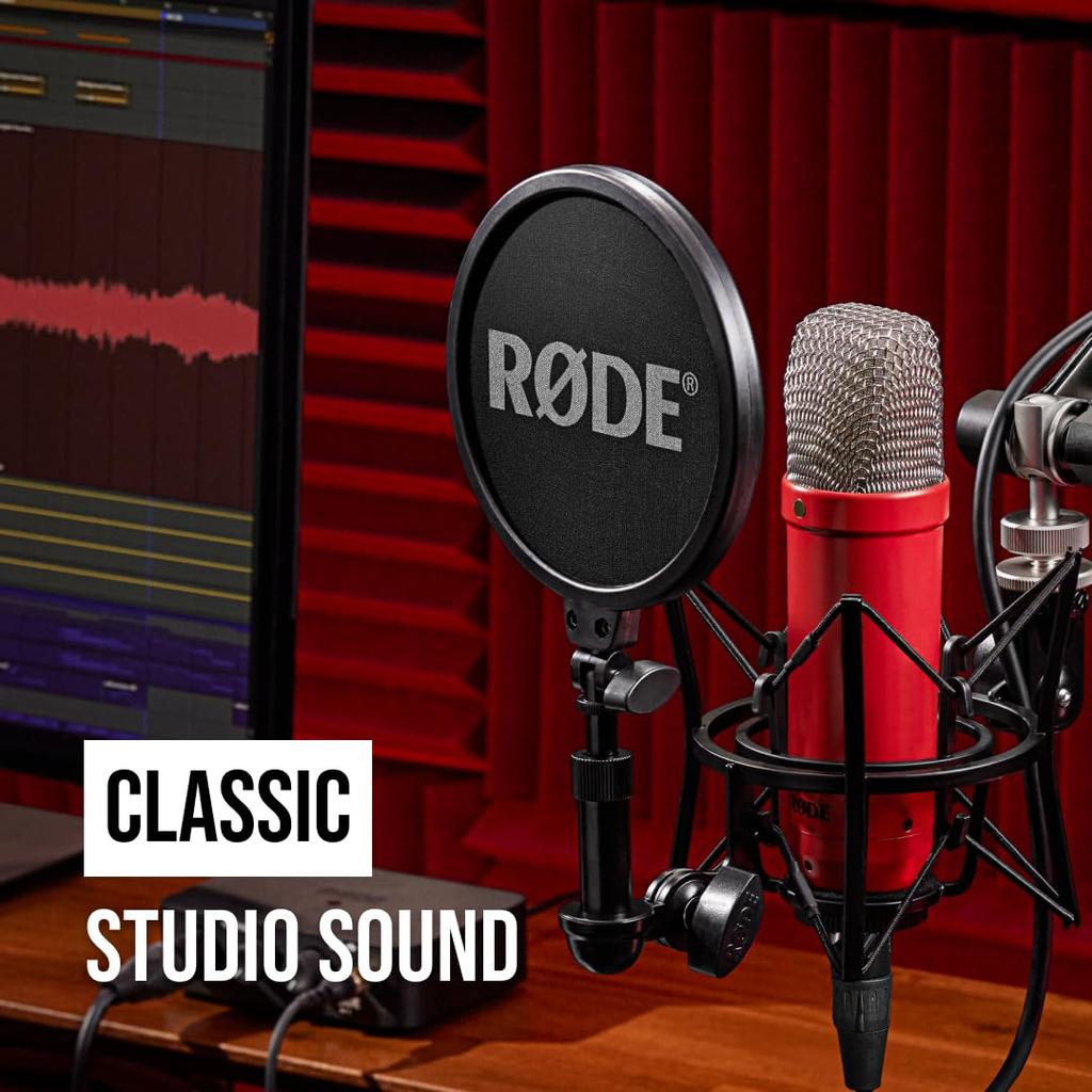 RODE Microphones NT1 Signature Series Студийный конденсаторный микрофон Красный, (NT1SIGNATURERED)