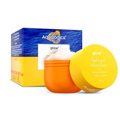 Aqualogica Увлажняющий гель Glow+ Hydra 200 г Упаковка | 24-часовое увлажнение для сияющей кожи