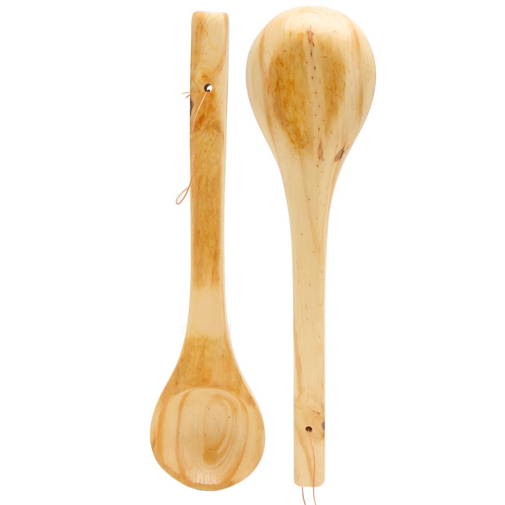 Sauna Ladle Large Capacity Long Handle Portable Wooden Sauna Ladle Scoop for Tea Wine Water