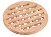 Pearl Metal Waco Trading Wooden Trivet Pot Holder Round Outer Diameter 20 X Height Flare 1.5cm H-3658