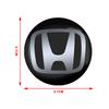 4pcs 56mm Flexible Fit Wheel Center Caps-3M Adhesive Metal Stickers Compatible  For Honda Civic Fit Jazz Accord Pilot Passport Stepwgn CRV BRV HRV