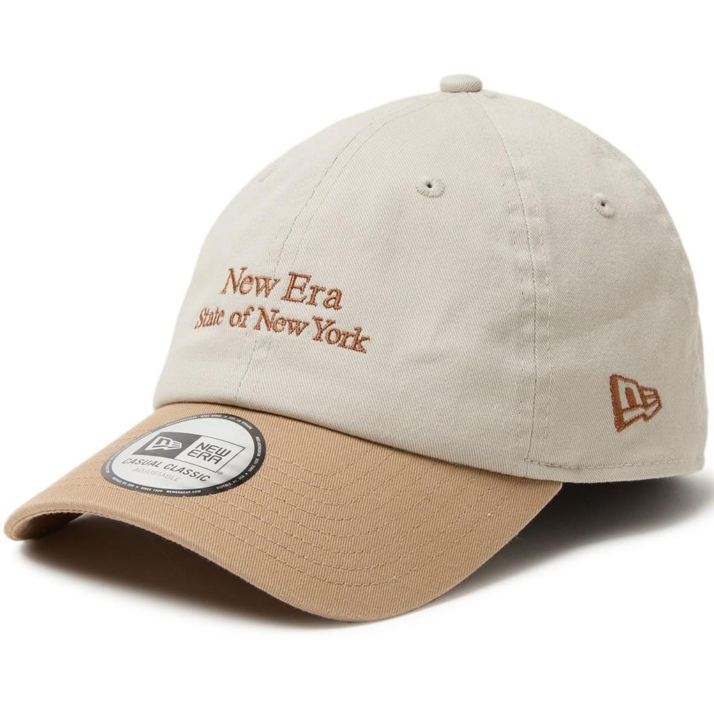 New Era Casual Classic Cotton Low Cap In Free CC State of NY State 14388442 Stone/Camel, Cam, (NER36C0439)