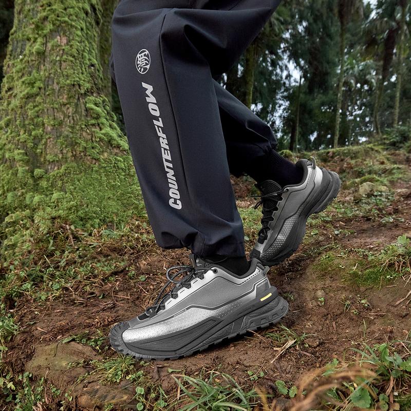 Li Ning Outdoor CF Tracing Низкие походные кроссовки Унисекс Серебристые AHTU023-9