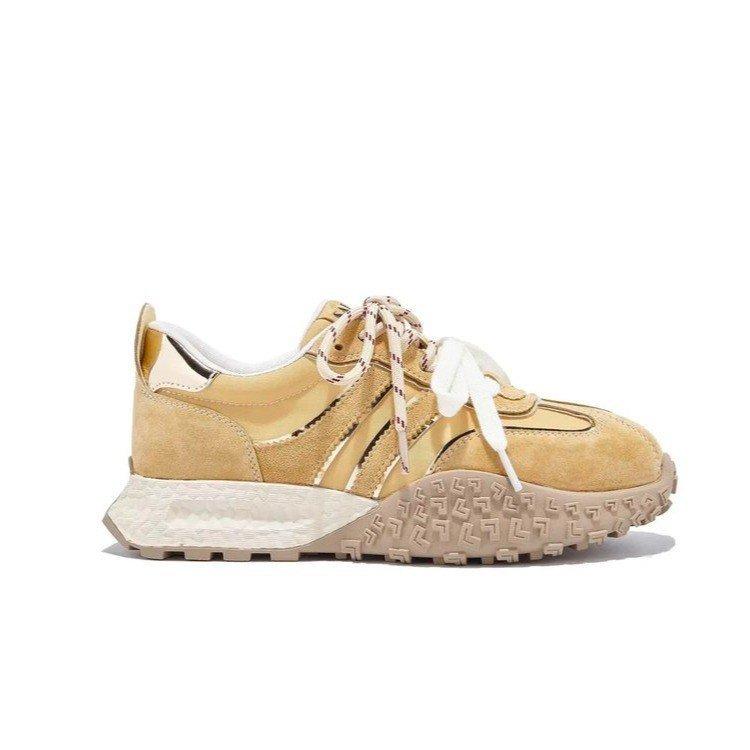 Популярные немецкие кроссовки на толстой подошве 2025 года, весна и лето, новая нишевая обувь с низким верхом, спортивная обувь для бега, модная повседневная женская обувь