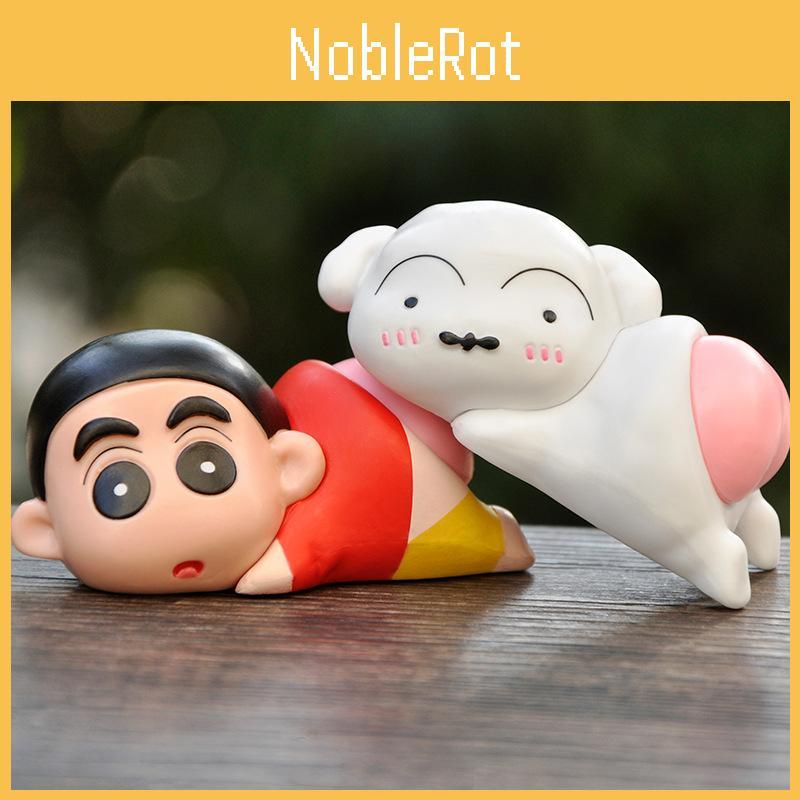 Crayon Shinchan Pvc Anime Figure Desk Ornament For Home Office Decor Special Characters Included