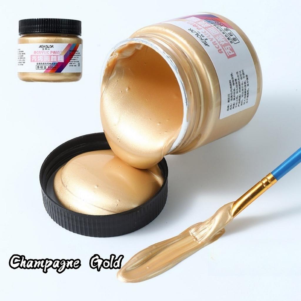 Набор матовой акриловой краски 100 мл Премиальные цвета Формула без растрескивания для росписи камней Ткань Холст Деревянные поделки Водостойкое искусство Суп