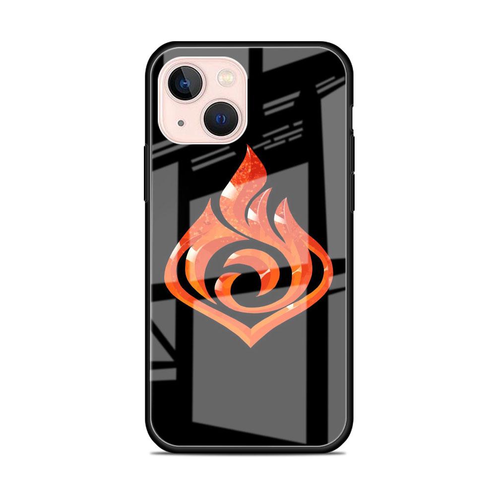 Стеклянный чехол для Apple iPhone 14 13 Pro 11 12 7 8 Plus SE 2022 XR X XS Max 6 6S Закаленная крышка для телефона Genshin Impact