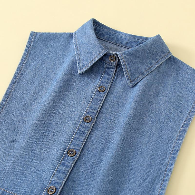 Perfect Match Xxl Fashion Denim Fake Collars For Women And Mens Detachable Collars Nep Kraagie Cravats Flase Collar Accessory