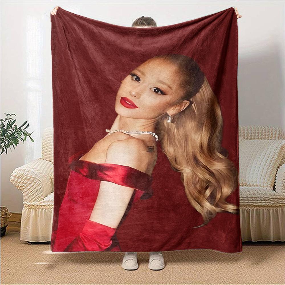 Elegant Glamour Blanket Soft Throw Blanket For Home Bedroom Bed Sofa Travel Office Solid Christmas Blanket