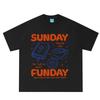 Sunday Funday Coffee Christian Bible Faith Jesus Graphics T-Shirt Men Women Fashion Casual T-shirt Summer Loose Cotton T-shirts