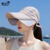 Summer Sunscreen Hat Women's Outdoor Cycling Breathable Duck Tongue Baseball Cap Quick-drying Waterproof Retractable Big-brimmed Sun Hat