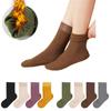 Women's Velvet Thickened Mid-tube Socks Lace Edge Winter Velvet Socks Lot Keep Warm and Cold-proof Stockings