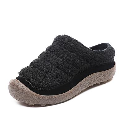 Детские хлопковые тапочки осень-зима сумка голова теплые хлопковые туфли уличные хлопковые тапочки мальчики флис домашние хлопковые швабры плюшевые туфли