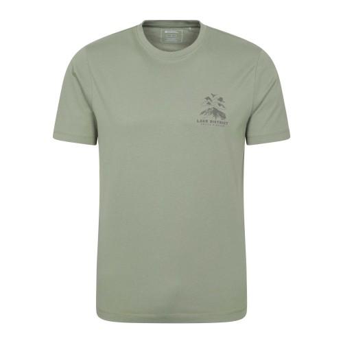 Mountain Warehouse Mens Lake District Chest Print T-Shirt