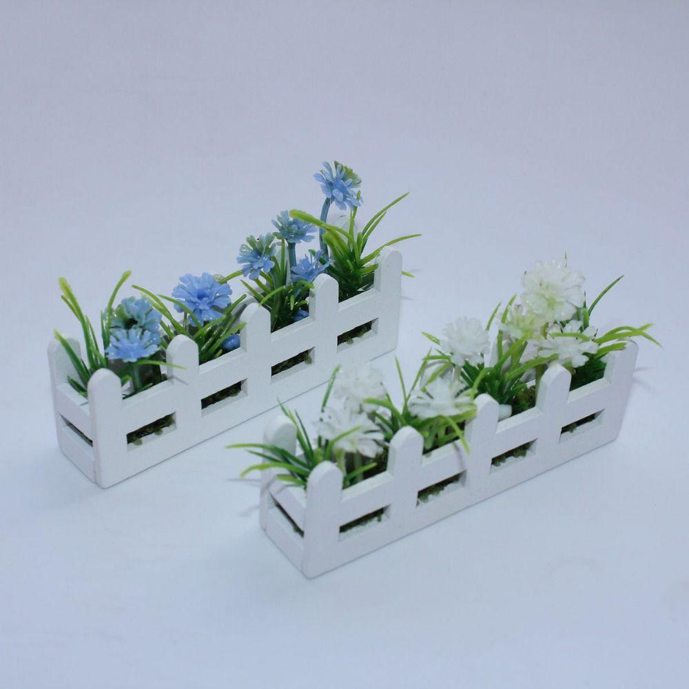 Lifelike Artificial Miniature Potted Plants Decor Garden Doll Plants Fake Daisy DIY Craft