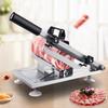 Home Kitchen Frozen Meat Slicer Manual Stainless Steel Lamb Beef Cutter Slicing Machine Automatic Meat Delivery Nonslip Handle