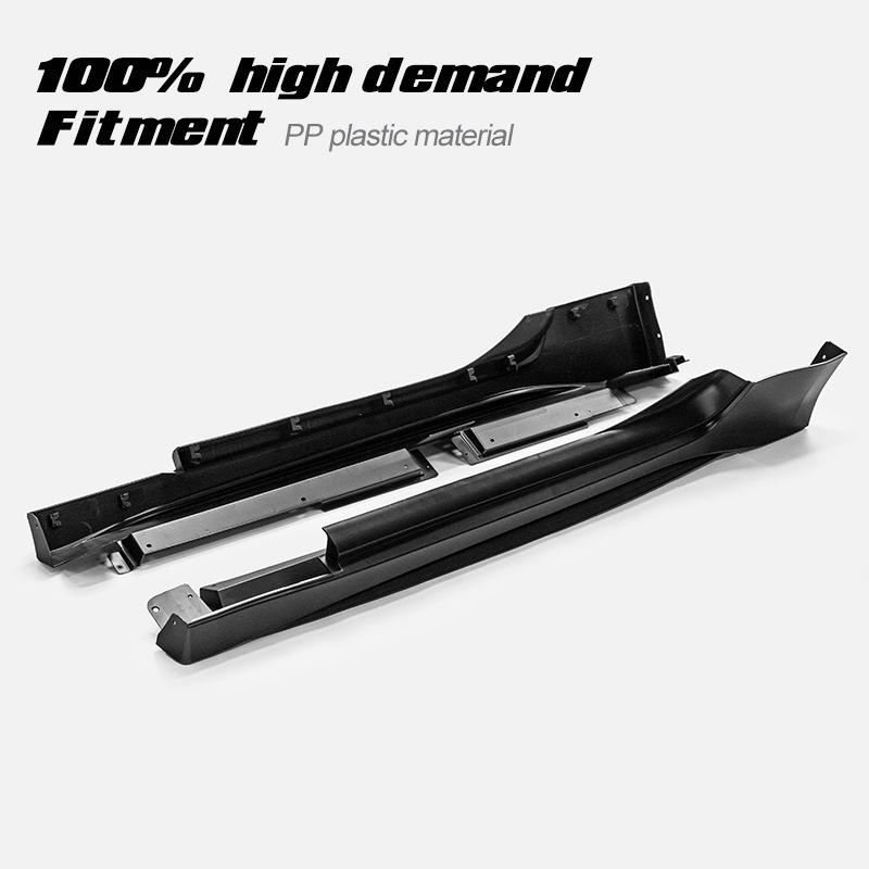 PP Plastic Side Skirt Lip for Nissan 370Z Nismo Style Body Kit