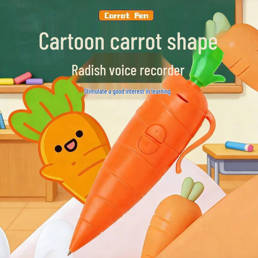 Ручка Nick Carrot: Милая Креативная Мультяшная Записывающая Ручка для Детей