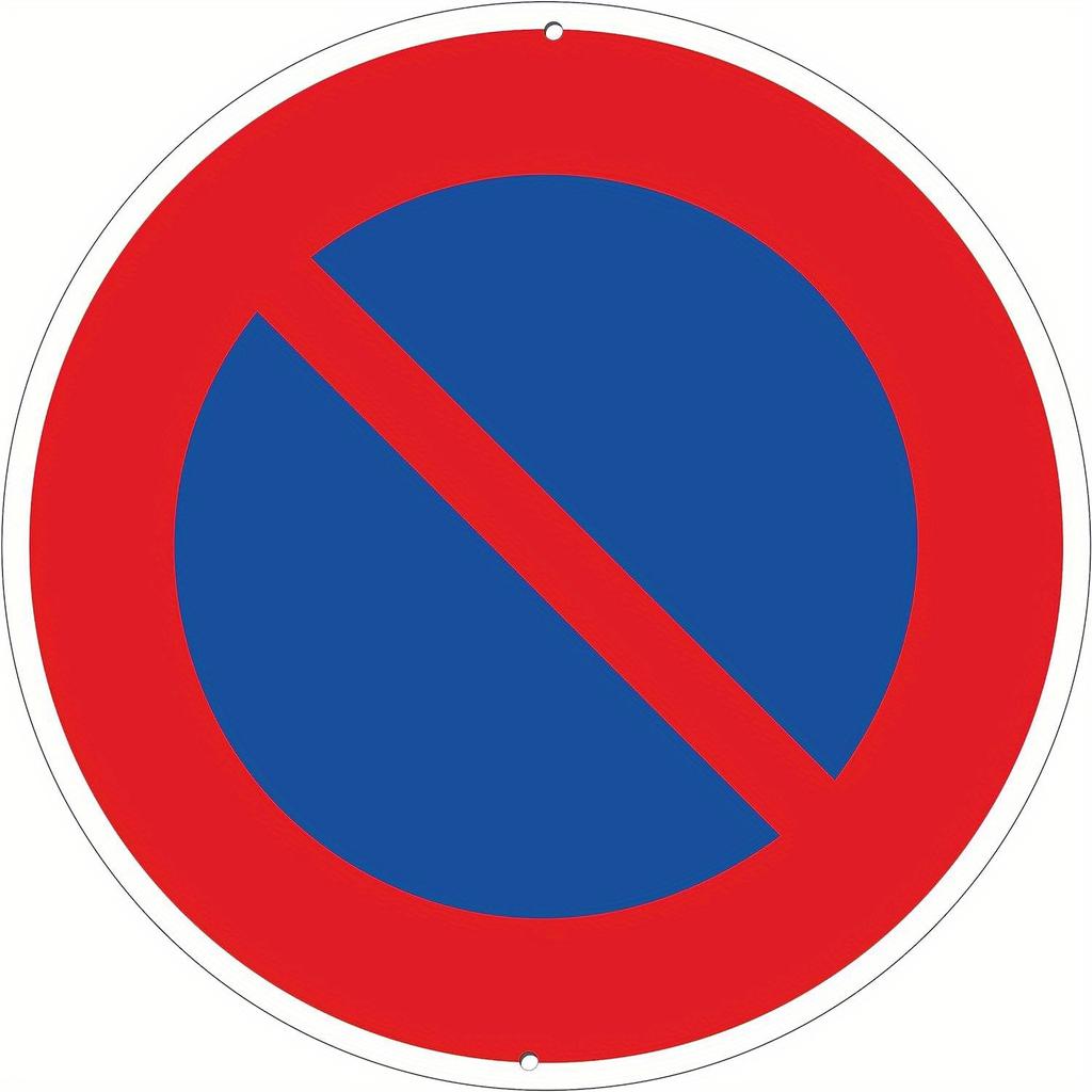 1 шт. 2d плоский деревянный предупреждающий знак - 20 см, несколько узоров на выбор, предупреждающий знак, простой в установке, водонепроницаемый, круглый