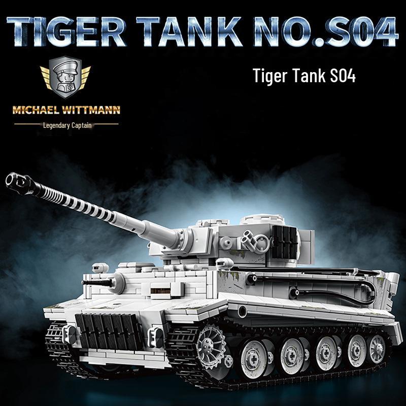 12GO-97025 Camouflage Edition Heavy Tank Building Blocks Model Toy for Boys