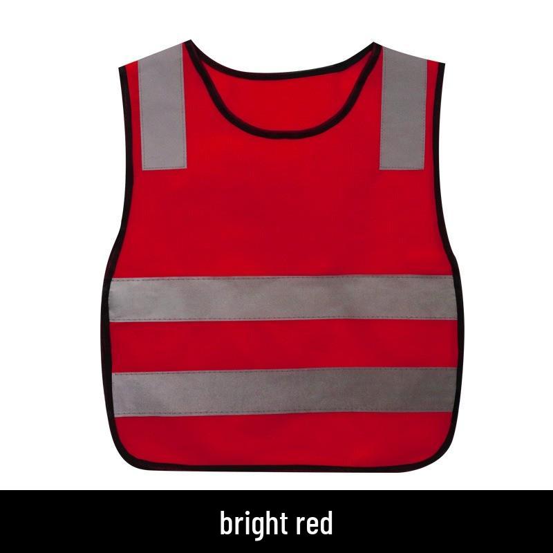 Custom Logo Reflective Mesh Vest for Kids' Outdoor Activities