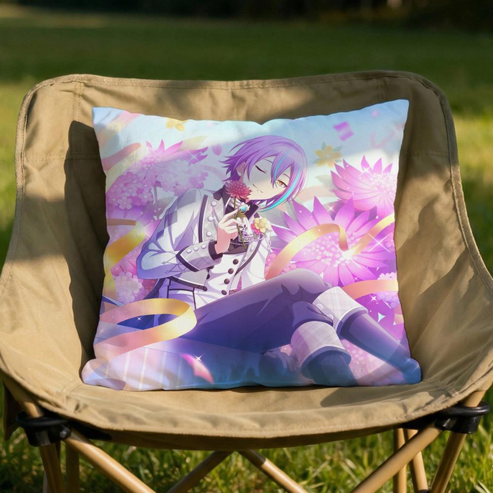 KKamishiro Rui Cushion Cover Soft Reversible Durable Pillow Cover MultiScene Use for Home Car Daily Comfort