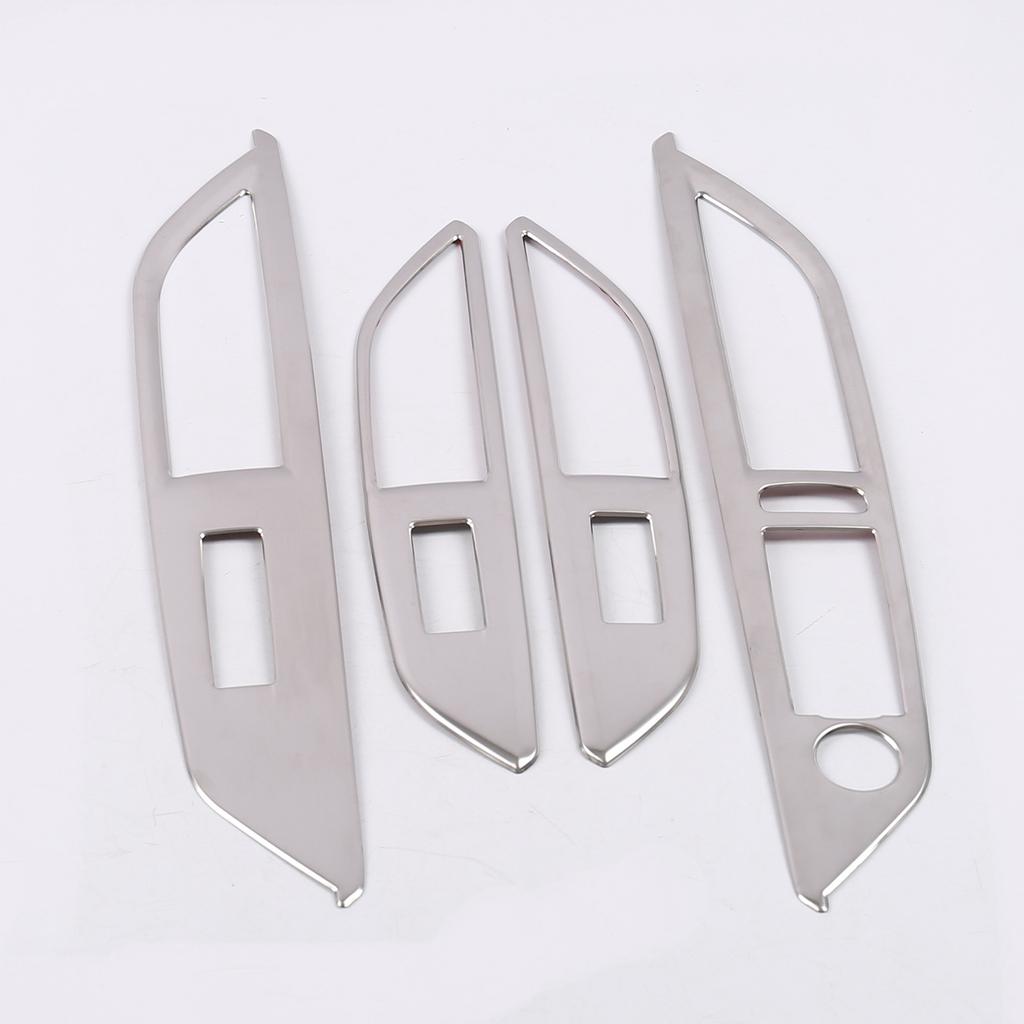 Suitable for Peugeot3008GT 4008 5008Power Window Switch Panel Sequin Stickers Stainless Steel Change