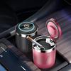 Car Emblem LED Light Ashtray Alloy Garbage Cup Ashtray Flame Retardant For Opel Corsa D Astra Insignia Mokka Adam Combo Vauxhall