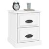 VidaXL Bedside Table White 39x39x47.5 Cm Engineered Wood 816144