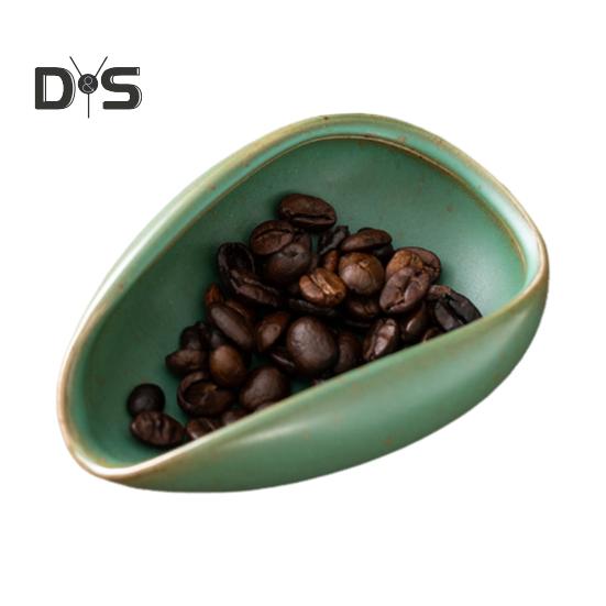 Чашка для дозирования кофе, инструменты бариста, утварь, портативная кофейная ложка для домашнего кафе, шведского стола, отеля, офиса, керамическая чаша для взвешивания кофейных зерен