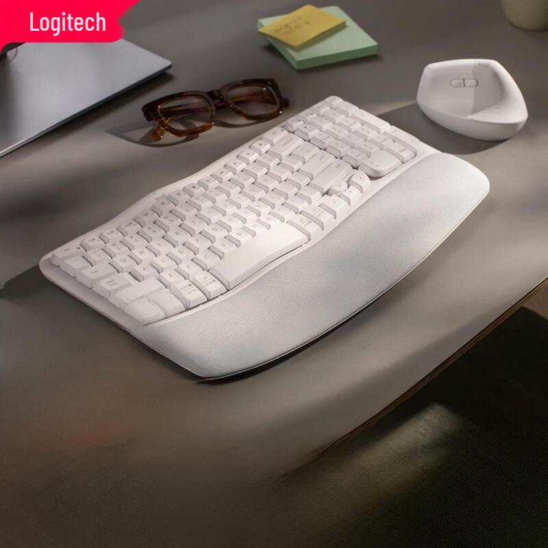 Logitech Wave Combo Ergonomic Wireless Keyboard and Mouse Set