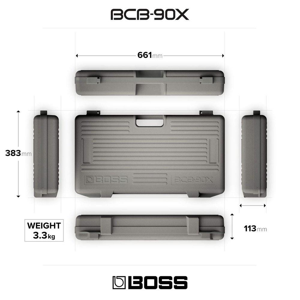 Boss BCB-90X Педалборд Кейс для эффектов Распределительная коробка Легкий Прочный Дизайн Оборудование для живых выступлений и студии Держатель Управление кабелями