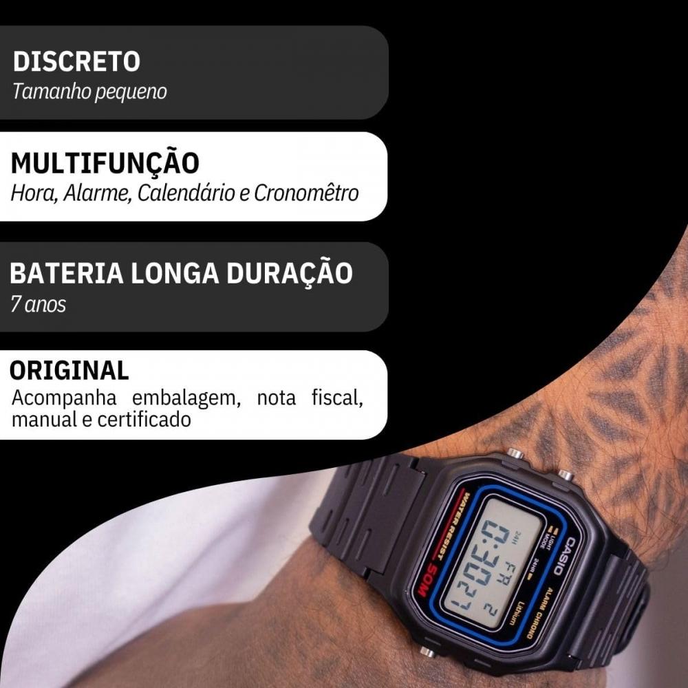 Нет Casio W59 1v Часы Casio Casio Дешевые Casio Chipukashi Черные Цифровые Стандартные