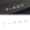 Авто-Стайлинг 3D ABS Пластик TROC T-ROC Логотип Боковое Крыло Автомобиля Задний Багажник Шильдик Значок Наклейка Декорация Авто Аксессуары