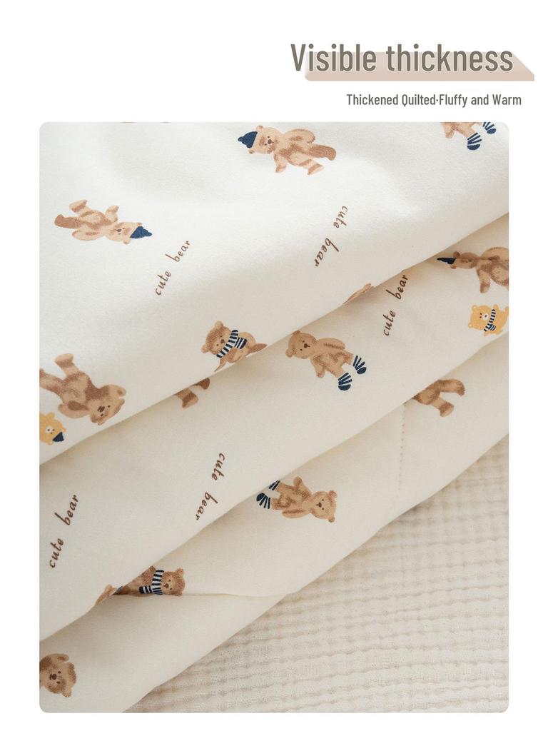 Плотный хлопковый пеленальный одеяло для новорожденных на осень/зиму - Класс А, для мамы и малыша