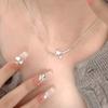 S925 Sterling Silver Necklace Female Star Clavicle Chain 