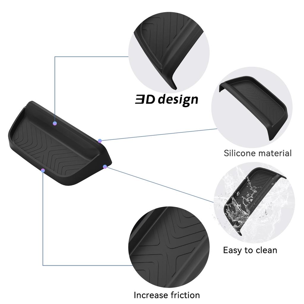 Для Honda Pilot 2025-2025 Органайзер-лоток для хранения в центральной консоли Аксессуары для интерьера автомобиля Наведение порядка Черный