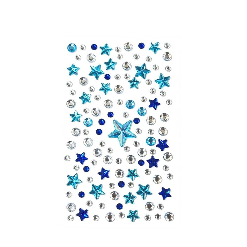 Makeup Bedazzling Sticker with Adhesive Backing Crystal Gem Sticker Christmas Party