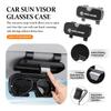 Multifunctional Car Sunglasses Case Glasses Clip Storage Accessories For MG ZS GS 3 5 6 7 Gundam 350 Parts TF Hector HSs47
