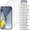 3 шт. Закаленное стекло с полным покрытием для Poco X5 X6 X7 X8 Pro Max 5G Защитное стекло для Xiaomi Poco M6 M7 M3 M4 M5 Pro Стеклянная пленка