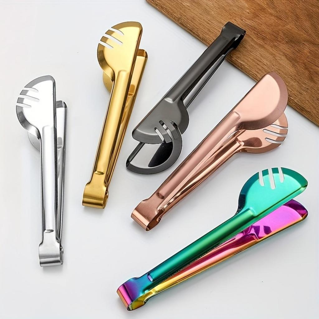 Щипцы для стейков из нержавеющей стали 304 с длинной ручкой, нескользящие, кухонные принадлежности, зажим для хлеба, барбекю, кухонные принадлежности для ресторана