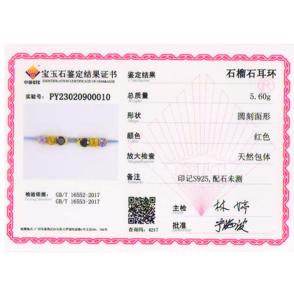 925 Sterling Silver Jewelry Set Natural Mix Gemstones Round 6mm Clasp Earrings Rings Classic Designs for Women Wife Nice Gift