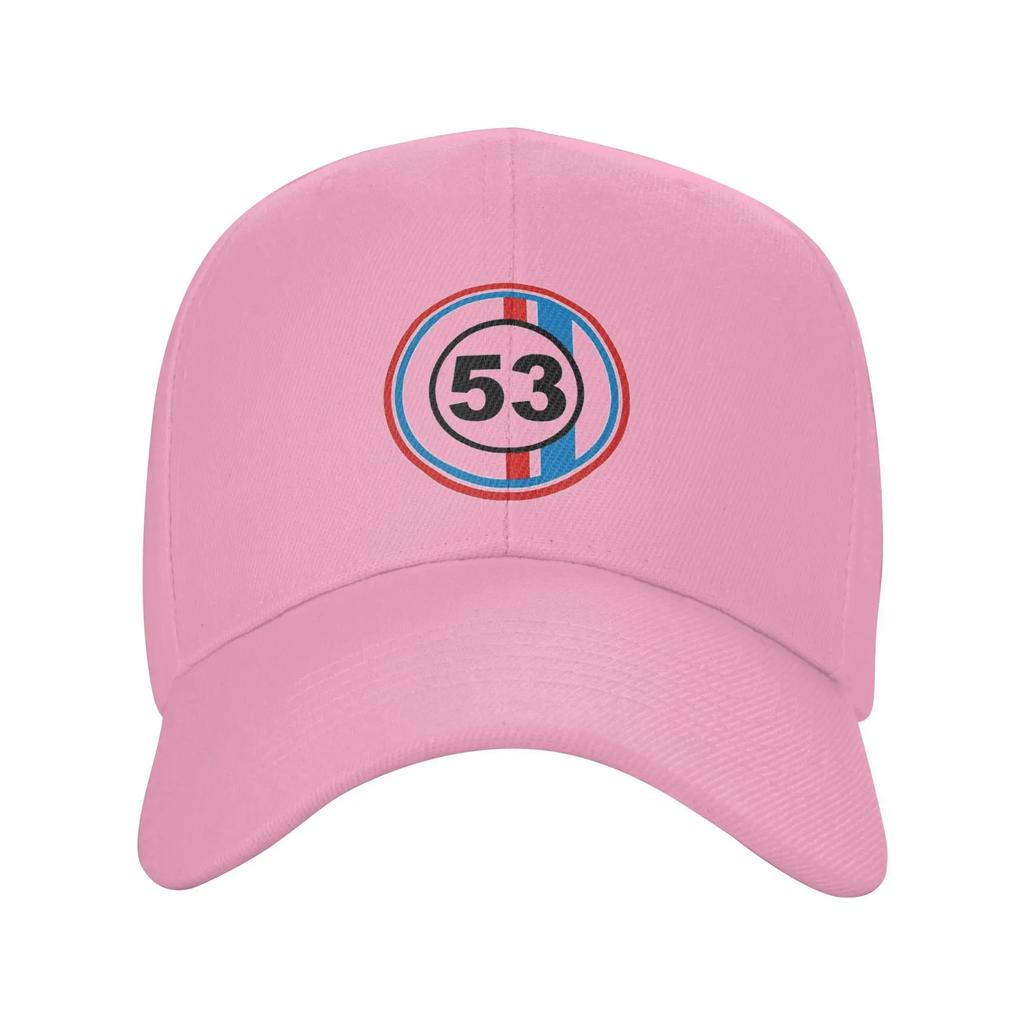 Unisex Baseball Hats Herbie Cnumber 53 the love bug no Outdoor Streetwear Summer Sports Baseball Caps Hip Hop Cap Casquette Hats