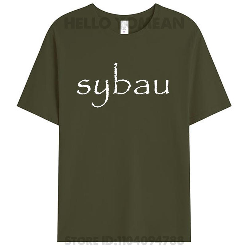 Gen Z Sybau Funny Slang Brainrot Meme Women Men's Cotton T-Shirt Tees Tops