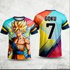 2026 Летняя Ретро Футболка Dragon Ball для Фитнеса Мужская Оверсайз 3D Печать Короткий Рукав Семейная Унисекс Детская Спортивная Футболка