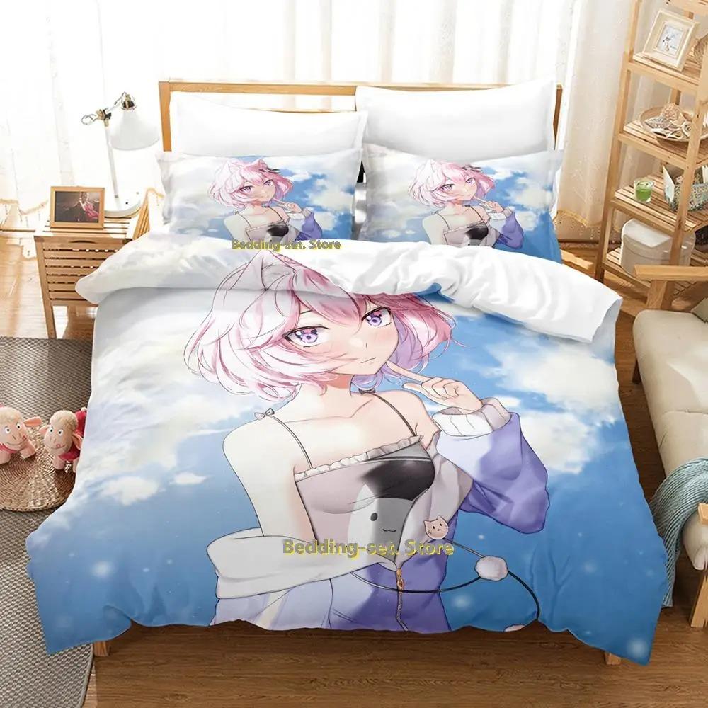 Распродажа Новый комплект постельного белья konsatoshi Single Twin Full Queen King Size Bed Set Aldult Kid Bedroom Duvetcover Sets Anime Bed Kawaii