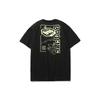 Basketball Series Deceptive Tactics Theme Print Loose Round Neck T-Shirt Unisex Tops Black AHSR121-5