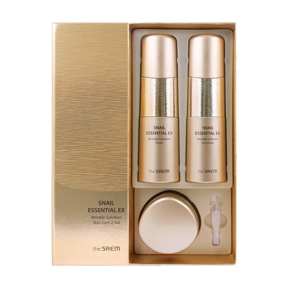 The Saem Набор из 2 средств по уходу за кожей Snail Essential EX Wrinkle Solution, 1 шт.