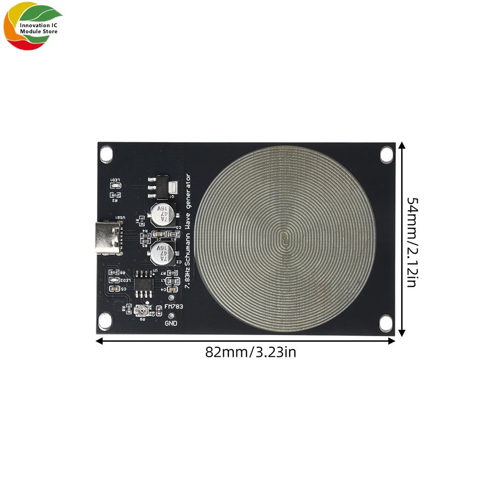 DC 5V 7.83HZ Schumann Wave Generator Signal Generator Module Extremely Low Frequency Pulse Generator Type C Interface