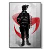 Japanese Style Anime Canvas Poster Demon Slayer Decorative Painting Abstract Character Mural for Home Children's Room Decor Gift No Frame